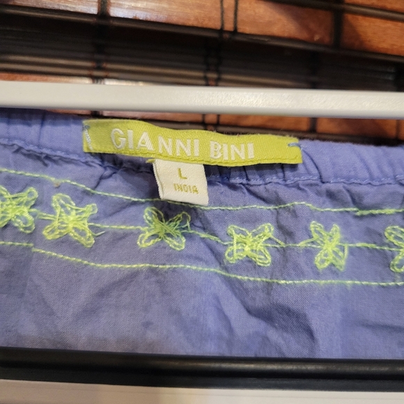 Purple Dress with Green Embroidery - Picture 4 of 9